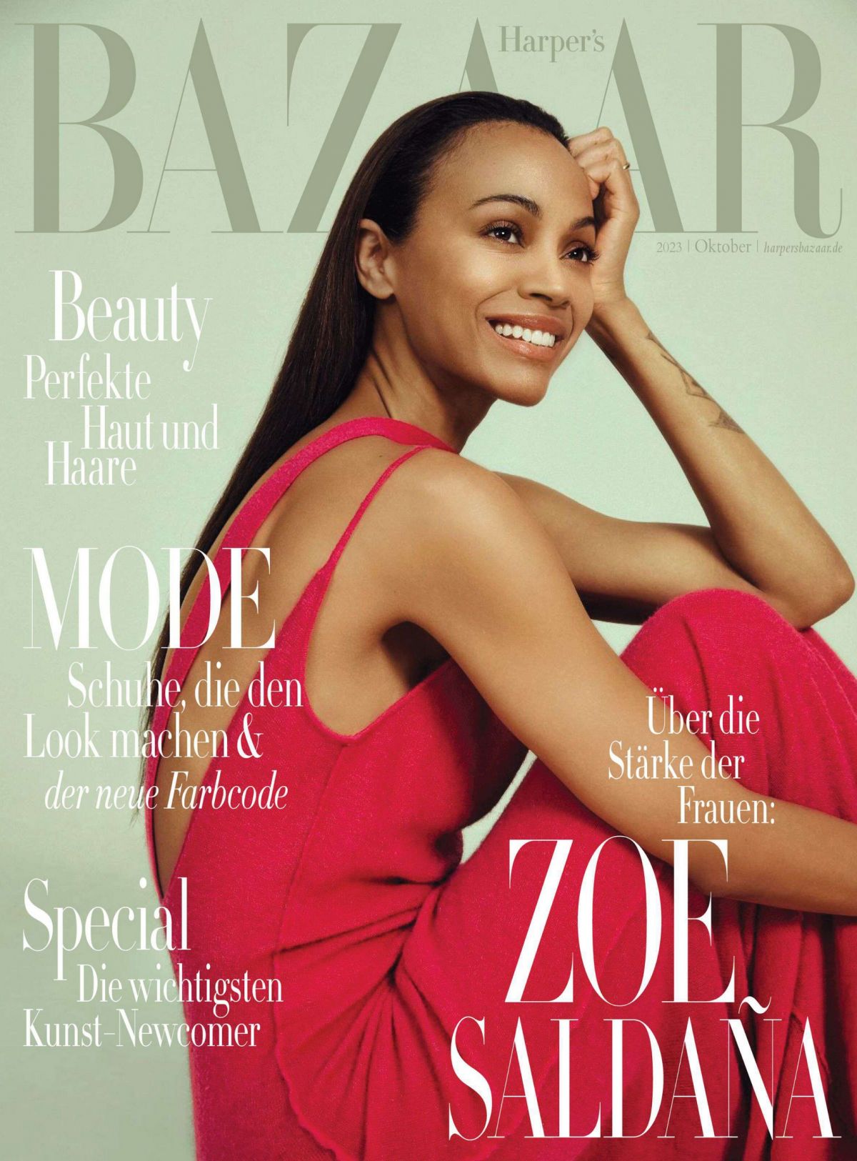 Zoe Saldana x Harper's Bazaar Germany