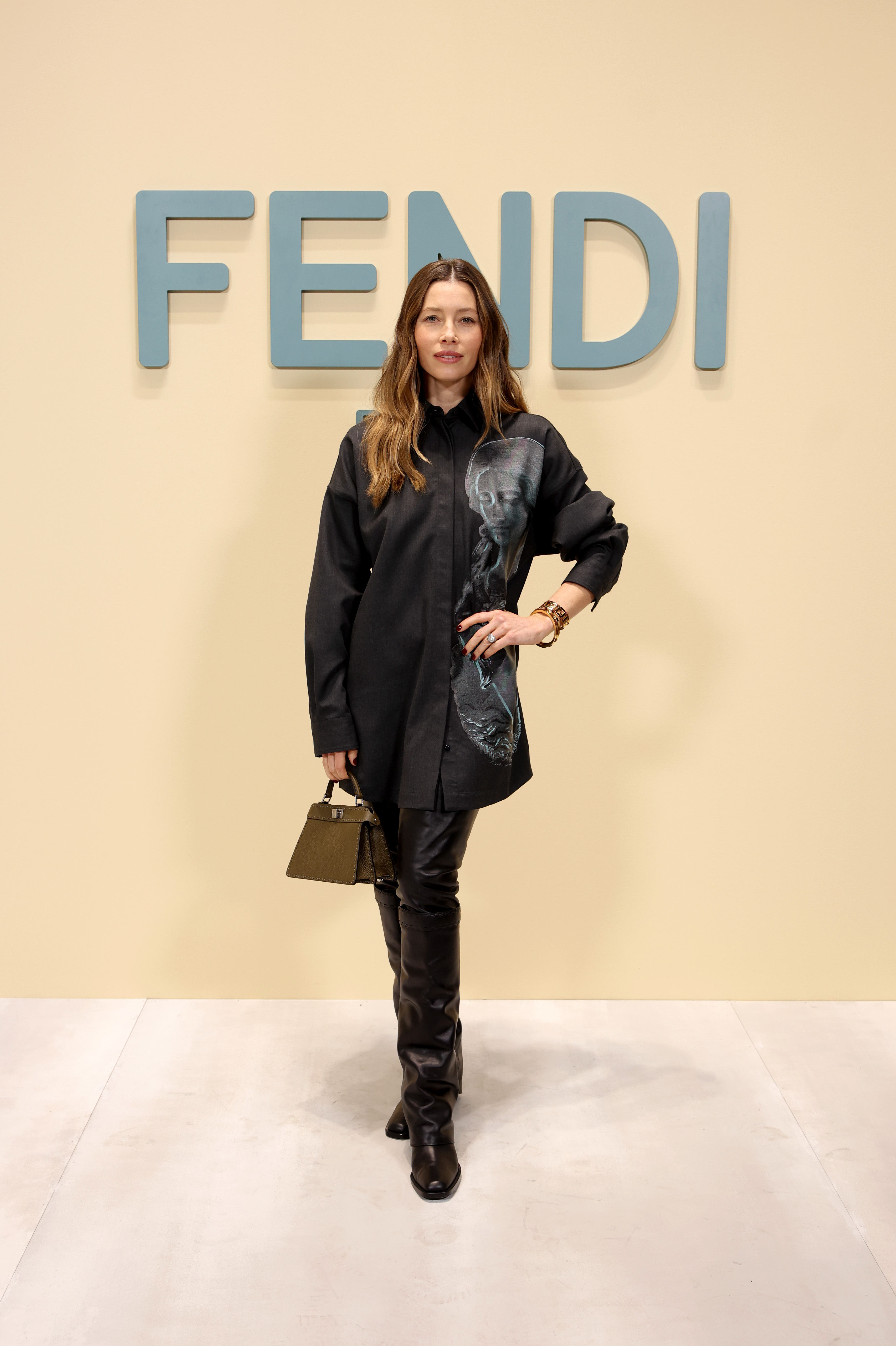 Jessica Biel x Fendi FW24 