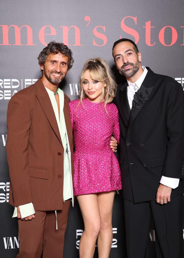 Simone Marchetti,  Sabrina Carpenter, Mohammed Al Turki 