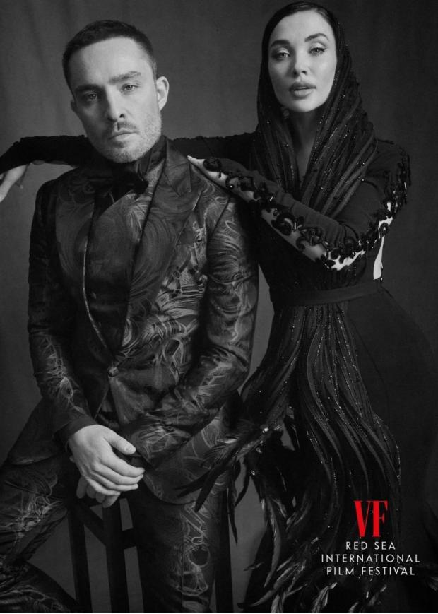 Ed Westwick & Amy Jackson 