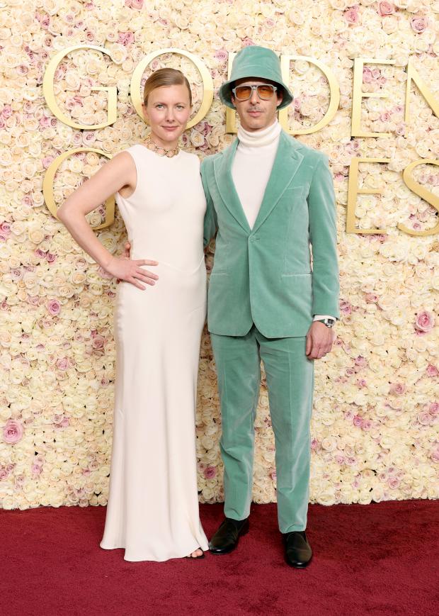 Jeremy Strong and Emma Wall